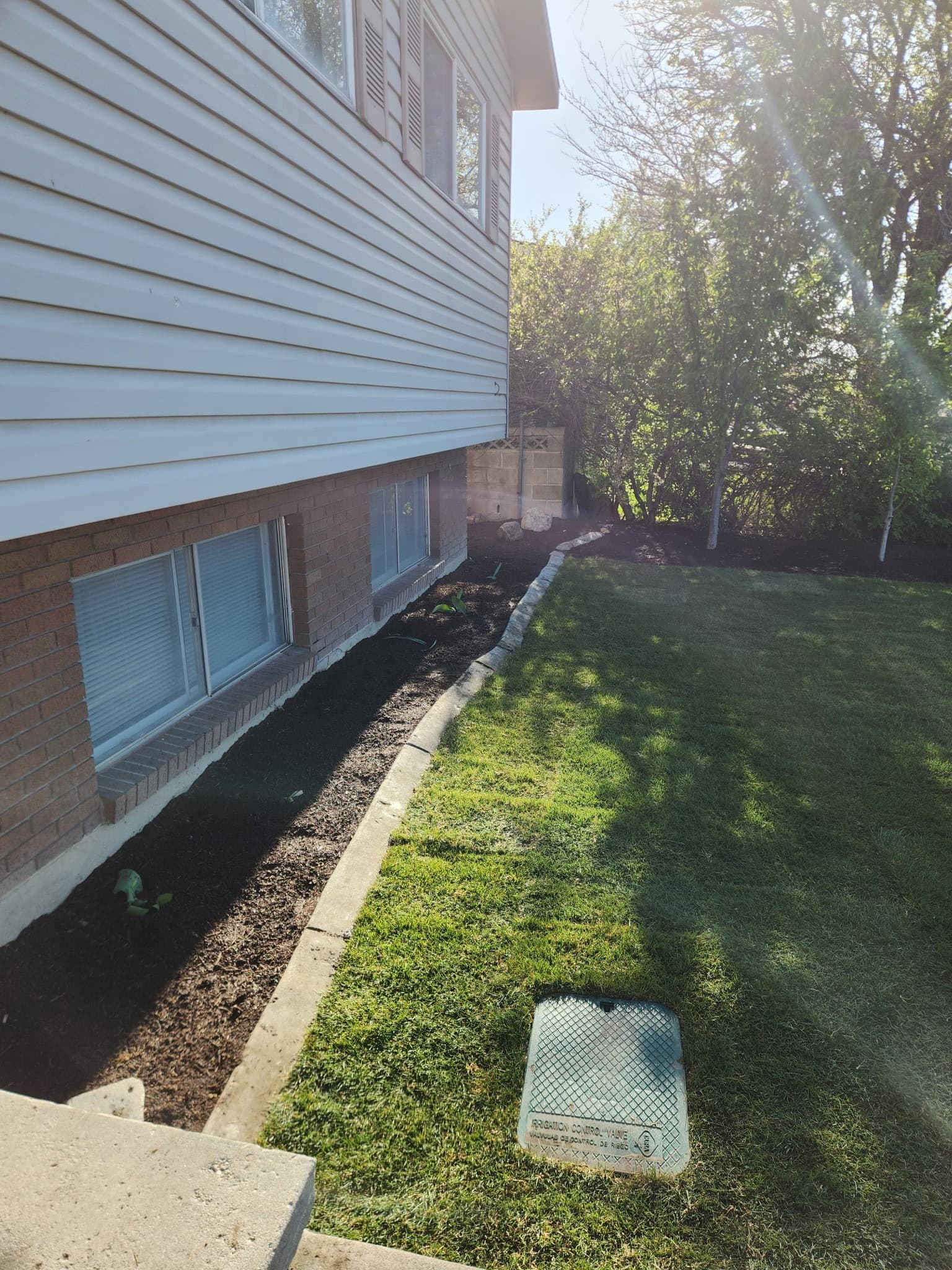 Lawn and garden transformation - After