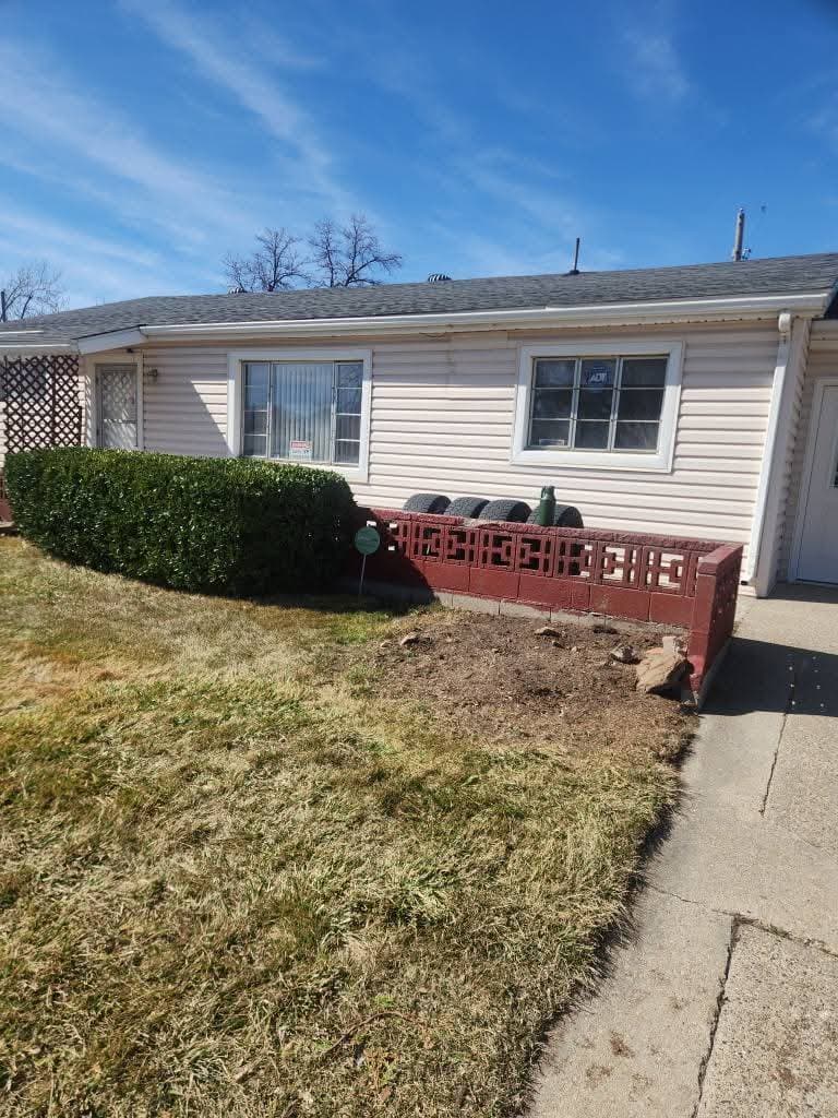 Bush removal and cleanup - After