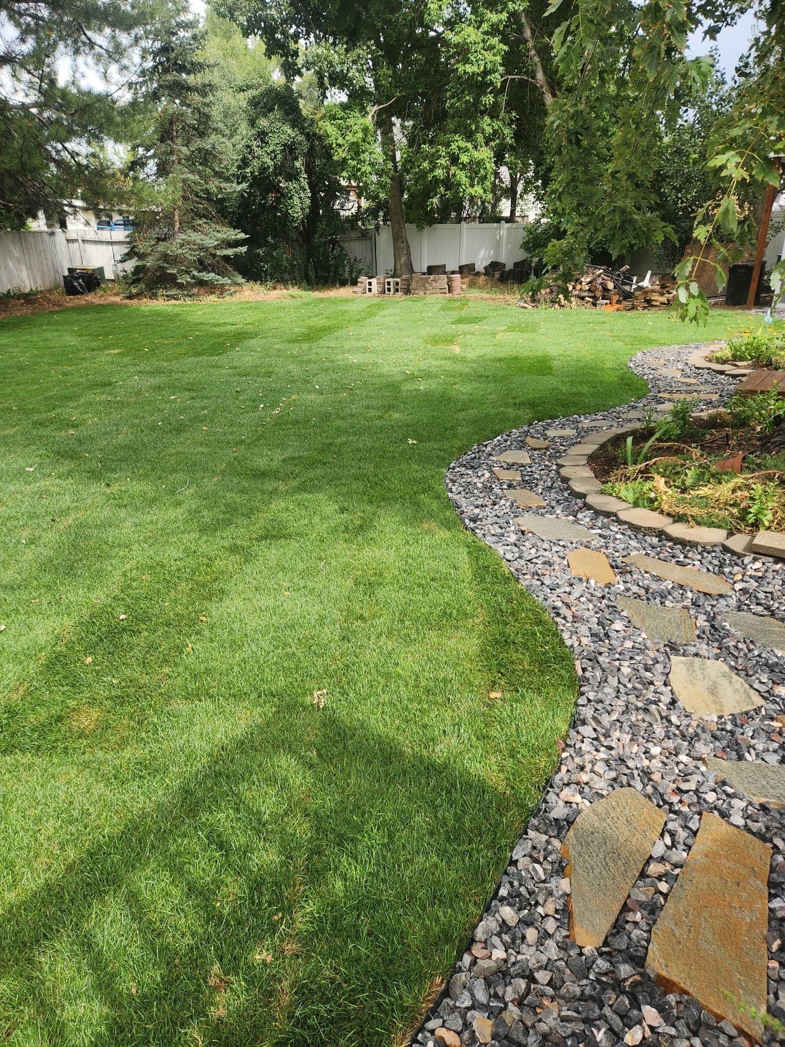 Landscaping work by C.C.L. Pro